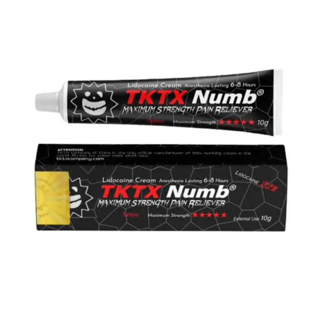 TKTX Numbing cream black per tatuaggi | rimozione tatto | microblading mondo tatuaggi