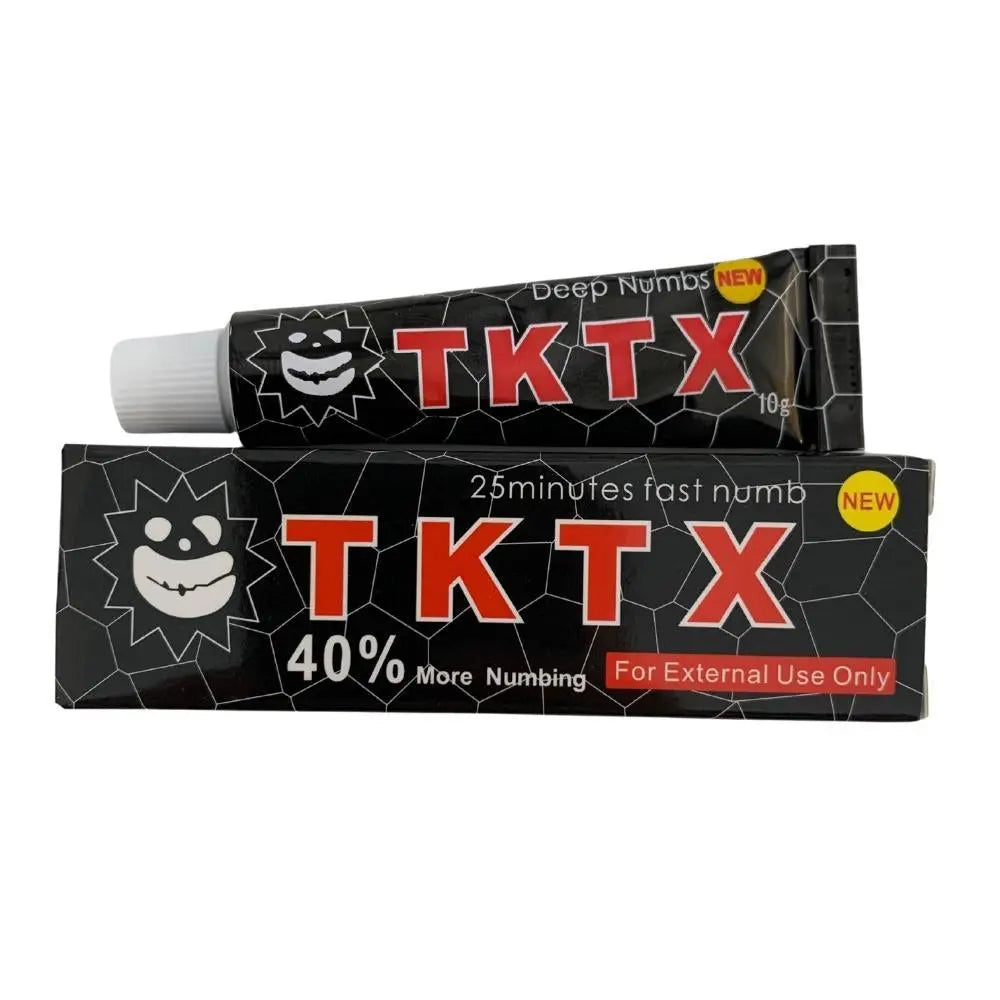 Crema tatuaggi nera 40% TKTX Confezione da 10g mondo tatuaggi