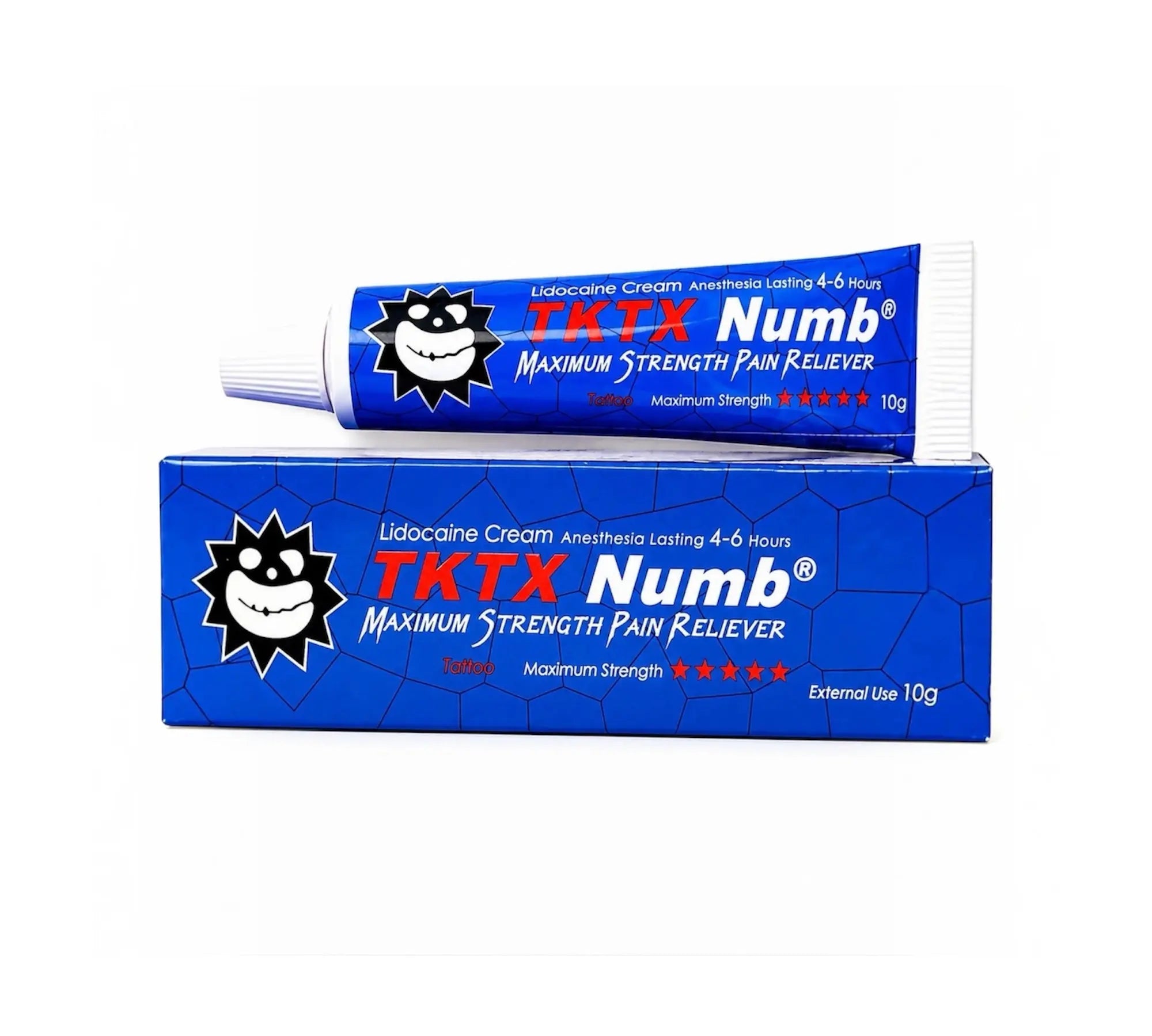 Cream tattoo TKTX numbing blu new version extra strong da 10g mondo tatuaggi